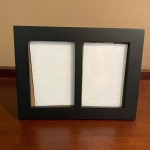 DECO PICTURE FRAME/ HOLDS TWO PICS